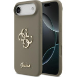 Guess Silicone Big 4G Script Case For Iphone 17 Air Brown - (GUHCP17MSC4GSMW)