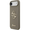 Guess Silicone Big 4G Script Case For Iphone 17 Air Brown - (GUHCP17MSC4GSMW)
