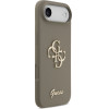 Guess Silicone Big 4G Script Case For Iphone 17 Air Brown - (GUHCP17MSC4GSMW)