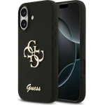 Guess Silicone Big 4G Script Case For Iphone 17 Black - (GUHCP17SSC4GSMK)