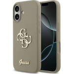 Guess Silicone Big 4G Script Case For Iphone 17 Brown - (GUHCP17SSC4GSMW)