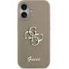 Guess Silicone Big 4G Script Case For Iphone 17 Brown - (GUHCP17SSC4GSMW)