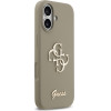 Guess Silicone Big 4G Script Case For Iphone 17 Brown - (GUHCP17SSC4GSMW)
