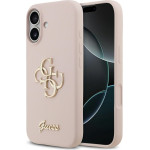 Guess Silicone Big 4G Script Case For Iphone 17 Pink - (GUHCP17SSC4GSMP)