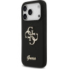 Guess Silicone Big 4G Script Case For Iphone 17 Pro Black - (GUHCP17LSC4GSMK)