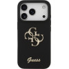 Guess Silicone Big 4G Script Case For Iphone 17 Pro Black - (GUHCP17LSC4GSMK)