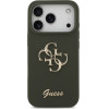 Guess Silicone Big 4G Script Case For Iphone 17 Pro Khaki - (GUHCP17LSC4GSMA)
