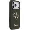 Guess Silicone Big 4G Script Case For Iphone 17 Pro Khaki - (GUHCP17LSC4GSMA)