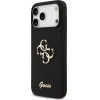 Guess Silicone Big 4G Script Case For Iphone 17 Pro Max Black - (GUHCP17XSC4GSMK)