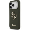 Guess Silicone Big 4G Script Case For Iphone 17 Pro Max Khaki - (GUHCP17XSC4GSMA)
