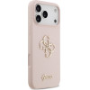 Guess Silicone Big 4G Script Case For Iphone 17 Pro Max Pink - (GUHCP17XSC4GSMP)