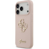 Guess Silicone Big 4G Script Case For Iphone 17 Pro Pink - (GUHCP17LSC4GSMP)
