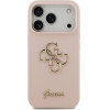 Guess Silicone Big 4G Script Case For Iphone 17 Pro Pink - (GUHCP17LSC4GSMP)