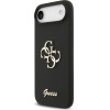 Guess Silicone Big 4G Script Case For Iphone Air Black - (GUHCP17MSC4GSMK)