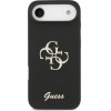 Guess Silicone Big 4G Script Case For Iphone Air Black - (GUHCP17MSC4GSMK)