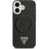Guess Triangle Logo Magsafe Case For Iphone 17 Black - (GUHMP17SPSDTSCMK)
