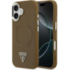 Guess Triangle Logo Magsafe Case For Iphone 17 Brown - (GUHMP17SPSDTSCMW)