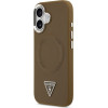 Guess Triangle Logo Magsafe Case For Iphone 17 Brown - (GUHMP17SPSDTSCMW)