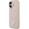 Guess Triangle Logo Magsafe Case For Iphone 17 Pink - (GUHMP17SPSDTSCMP)