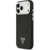 Guess Triangle Logo Magsafe Case For Iphone 17 Pro Black - (GUHMP17LPSDTSCMK)