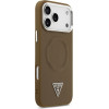 Guess Triangle Logo Magsafe Case For Iphone 17 Pro Brown - (GUHMP17LPSDTSCMW)
