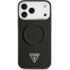 Guess Triangle Logo Magsafe Case For Iphone 17 Pro Max Black - (GUHMP17XPSDTSCMK)