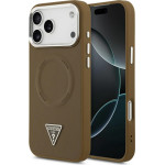 Guess Triangle Logo Magsafe Case For Iphone 17 Pro Max Brown - (GUHMP17XPSDTSCMW)