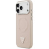 Guess Triangle Logo Magsafe Case For Iphone 17 Pro Pink - (GUHMP17LPSDTSCMP)