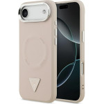 Guess Triangle Logo Magsafe Case For Iphone Air Pink - (GUHMP17MPSDTSCMP)