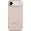 Guess Triangle Logo Magsafe Case For Iphone Air Pink - (GUHMP17MPSDTSCMP)