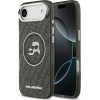 Karl Lagerfeld Case Iml Glitter Karl & Choupette Heads Logo Magsafe For Iphone Air Black - (KLHMP17MHMKBKCHOK)