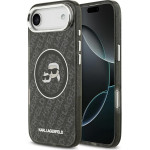 Karl Lagerfeld Case Iml Glitter Karl & Choupette Heads Logo Magsafe For Iphone Air Black - (KLHMP17MHMKBKCHOK)