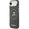 Karl Lagerfeld Case Iml Glitter Karl & Choupette Heads Logo Magsafe For Iphone Air Black - (KLHMP17MHMKBKCHOK)