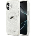 Karl Lagerfeld Iml Glitter Karl & Choupette Heads Logo Magsafe Case For Iphone 17 Gray - (KLHMP17SHMKBKCHOG)