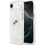 Karl Lagerfeld Iml Glitter Karl & Choupette Heads Logo Magsafe Case For Iphone Air Gray - (KLHMP17MHMKBKCHOG)