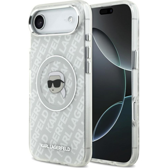 Karl Lagerfeld Iml Karl Head Logo Magsafe Case For Iphone Air Grey - (KLHMP17MHMKBKHOG)