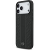 MERCEDES Leather Laurel Leaves Stripes Magsafe Case For Iphone 17 Pro Max Black - (MEHMP17X25RLDLKH)