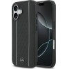 MERCEDES Leather Star Pattern Stripes Magsafe Case For Iphone 17 Black - (MEHMP17S25RPSLKH)