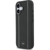 MERCEDES Leather Star Pattern Stripes Magsafe Case For Iphone 17 Black - (MEHMP17S25RPSLKH)