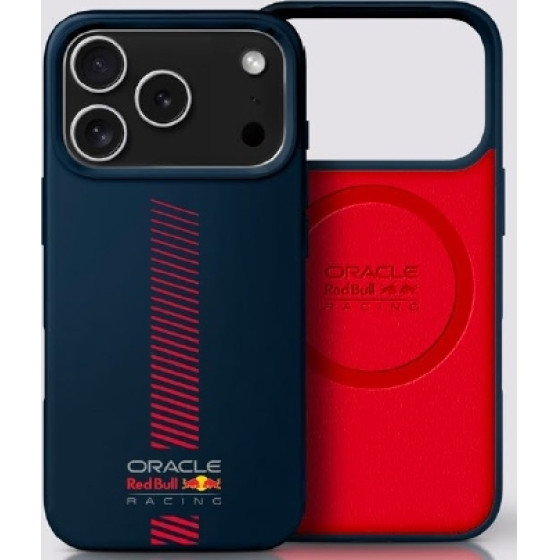 Red Bull Silicone Powerbar Magsafe Case For Iphone 17 Pro Navy Blue - (RBHMP17L24SIVGSV)