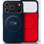 Red Bull Silicone Red Ring Magsafe Case For Iphone 17 Pro Max Navy Blue - (RBHMP17X24SIILVR)