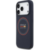 Red Bull Silicone Red Ring Magsafe Case For Iphone 17 Pro Navy Blue - (RBHMP17L24SIILVR)