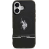 U.S. Polo Assn. Us Polo Dh And Bottom Stripe Logo Magsafe Case For Iphone 17 Black - (USHMP17SUNEK)