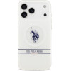 U.S. Polo Assn. Us Polo Dh And Bottom Stripe Logo Magsafe Case For Iphone 17 Pro Max White - (USHMP17XUNEH)