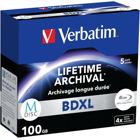 Verbatim Plyta BD-Xl M-Disc 100GB 4X 5sZt - (43849)