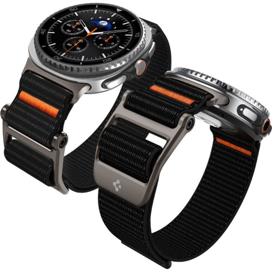 Spigen Durapro Flex Strap For Samsung Galaxy Watch 40/44/46 Mm - Black - (28795-0)