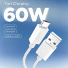 Spigen EB6010AC USB-A / USB-C 60W Cable 100 Cm - White - (28773-0)
