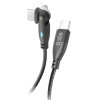 SBS Data Cable Type C To Type C 180 Rotating 1m 60W Black - (TECABLE180TCC)