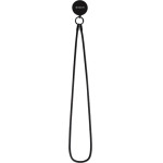 SBS Silicone Necklace Lanyard For Smartphones Black - (CMSILLACEK)