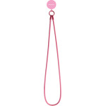 SBS Silicone Necklace Lanyard For Smartphones Pink - (CMSILLACEP)